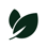 Ícone de folha para ingredientes naturais